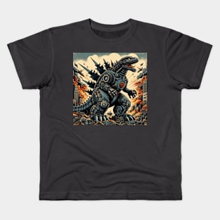 Mecha Godzilla Roar Kids T-Shirt